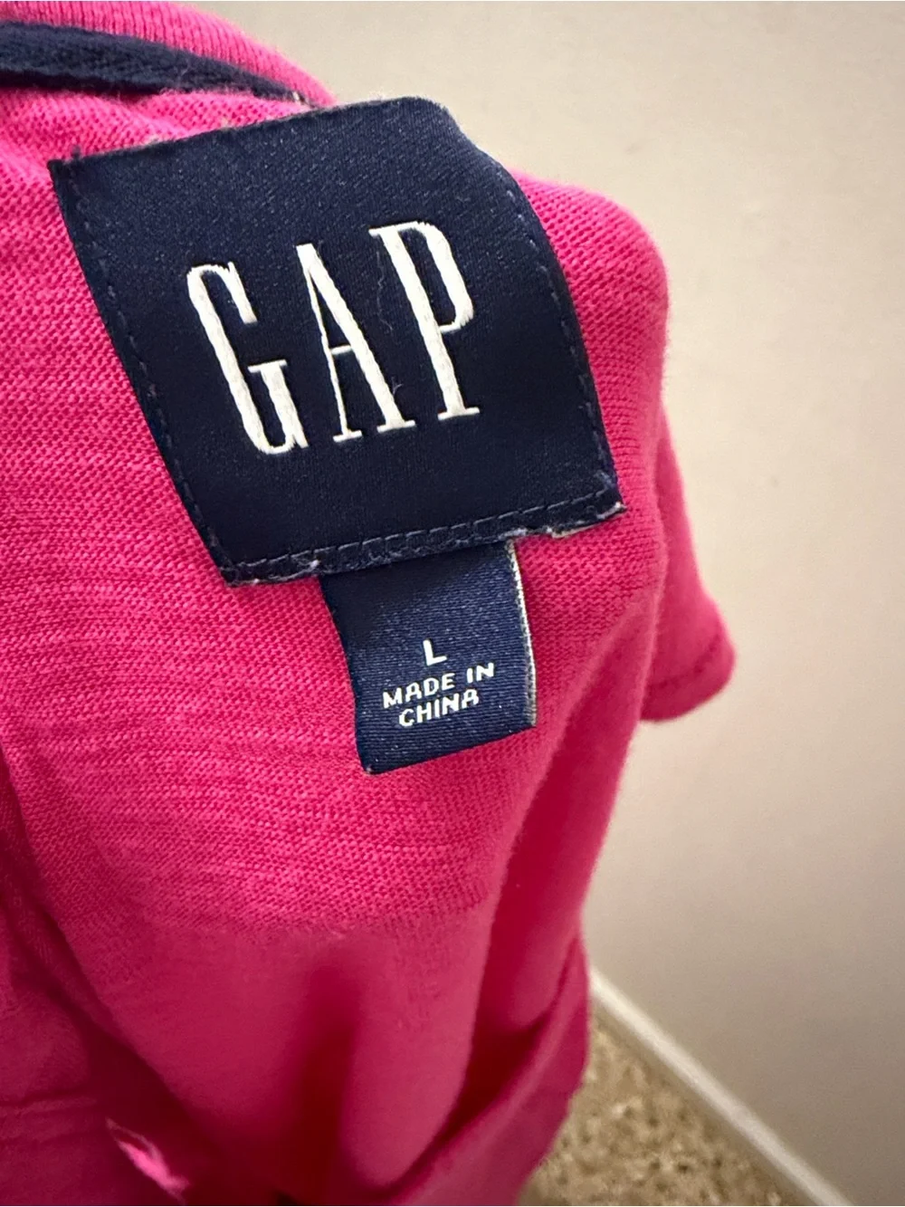 GAP Girls' Bright Pink Tiered Tank Dress